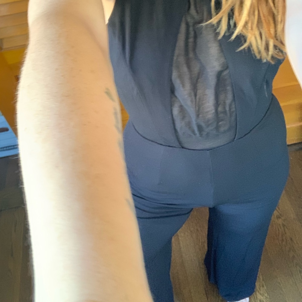 Comfortable sexy jumpsuit worn once slits on side of legs